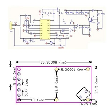 RCWL-0516 Microwave Radar Detector Human Motion Sensor 5~7M