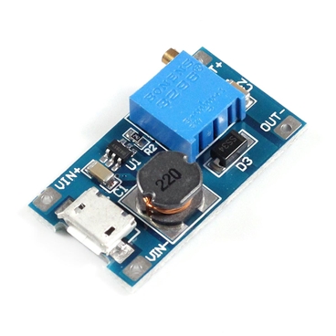 MT3608 Micro USB DC Voltage Regulator Step up Boost Converter Power Supply Module 2V-24V to 5V-28V 2A
