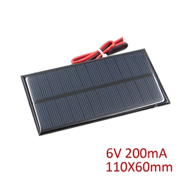 6V 200mA Solar Panel with Cable