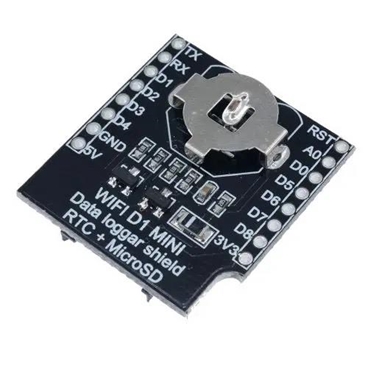 Micro SD Wemos D1 Mini Data Logger Shield RTC DS1307 Clock Board for Arduino Raspberry