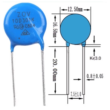 Varistors 14D301K 300V Metal Voltage Dependent Resistor