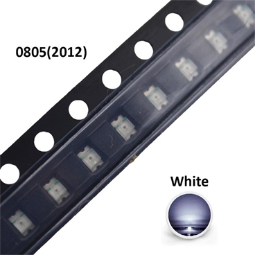 SMD LED 0805 White Ultra Bright Light Emitting Diode LED Lamp [100pcs Pack]
